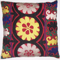 Suzani Pillow Cover - Decorative Pillows