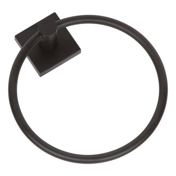 1100 Series Bath Towel Ring, Black
