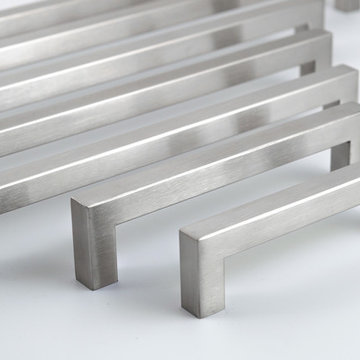 Celeste Designs Square Bar Pulls 12mm Brushed Nickel