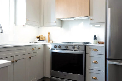 Minimalist kitchen photo in Other