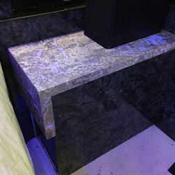 8 mm Translucent Gray Onyx back lite countertops - Products