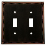 Cosmas - Cosmas Decorative Wall Plates/Outlet Cover, Oil Rubbed Bronze, 44000 Series - Heavy duty cast metal contruction