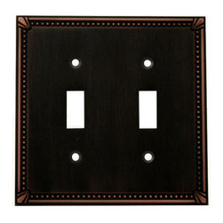 Cosmas - Cosmas Decorative Wall Plates/Outlet Cover, Oil Rubbed Bronze, 44000 Series - Switch Plates And Outlet Covers