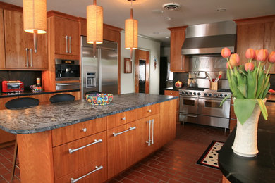 Inspiration for a modern kitchen remodel in Other