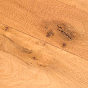 Character Oak Plank Flooring, Close Up View of Planks