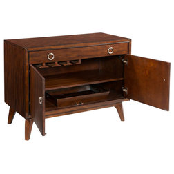 Midcentury Wine And Bar Cabinets by BASSETT MIRROR CO.