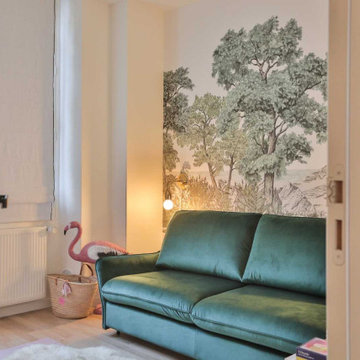 Cocon charmant en rose et vert à Paris 12