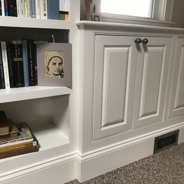 Home Library in Newton, MA