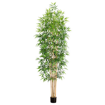 9ft. Artificial Bamboo Tree With Real Bamboo Trunks