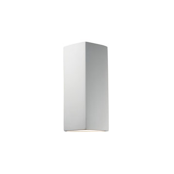 Ambiance ADA Peaked Rectangle, Wall Sconce, Bisque, Incandescent