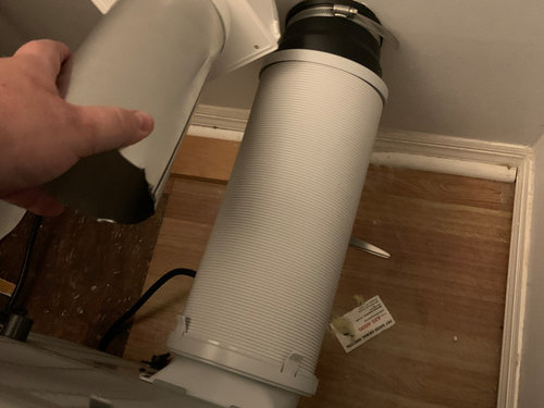 venting a portable ac through wall