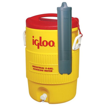 Igloo 11863 Water Cooler With Cup Dispenser, 5 gal., Yellow
