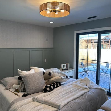 Bedroom wallpaper installation in Trenton