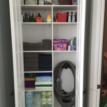 farmhouse linen closet