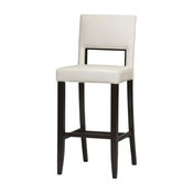 Vega Counter Stool, White, 30"