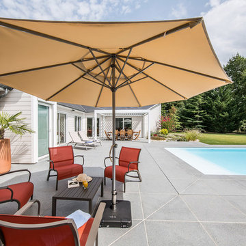 Piscine contemporaine - Mobilier de Jardin
