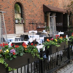 Planters on railing - Outdoor Products