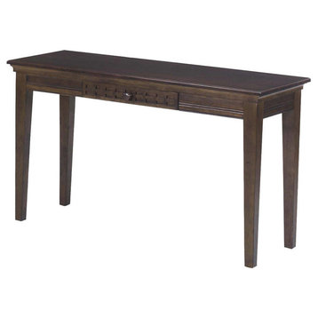 Progressive Furniture Casual Traditions Sofa Console Table in Walnut