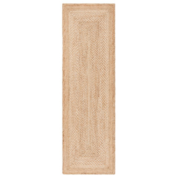 Safavieh Vintage Leather Collection NF885B Rug, Natural/Ivory, 2'6" X 12'