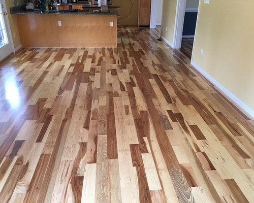 Hickory Random Width Hardwood Floors