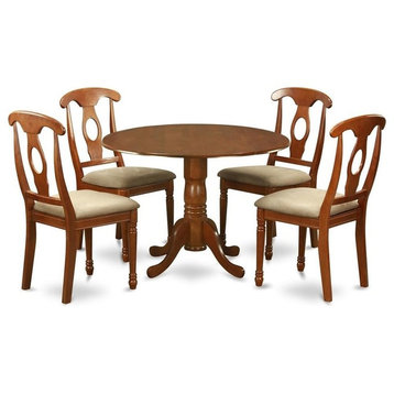 5-Piece Kitchen Nook Dining Set, Small Table Plus 4 Chairs
