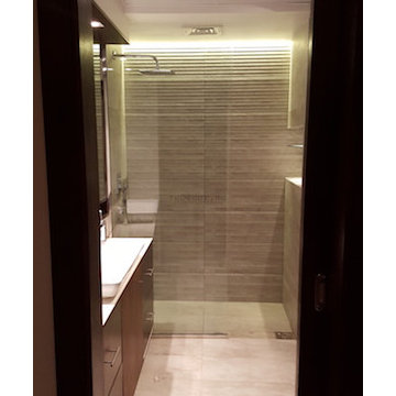 Modernising and practical bathroom