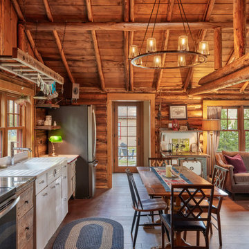 Luxury Log Cabin at Georgetown Lake, Montana