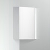 Fresca Coda 14" White Corner Medicine Cabinet With Mirror Door