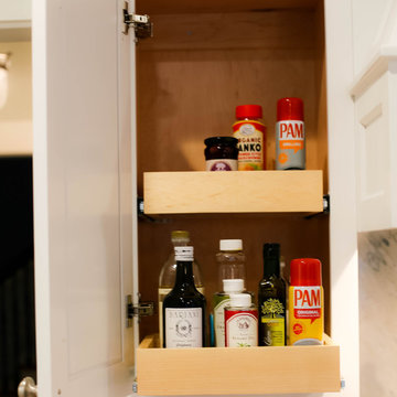 Full Home Custom Cabinets - Kitchen, Living Room, and Laundry Room