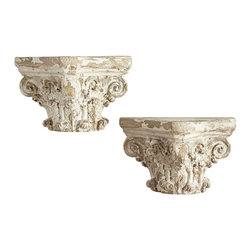 GRECIAN WALL SHELF &ndash; CORINTHIAN - NEW - Display And Wall Shelves 