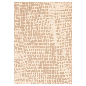 Sisal Safari eCarpetGallery Area Rug, Taupe-Champagne, 3'11"x5'7"