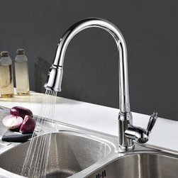 Best Quality Brass Chrome Painted Kitchen Pull Out Sink Faucet FB3011 - Kitchen Faucets