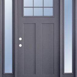 Craftsman 6-Lite with Sidelites - Front Doors