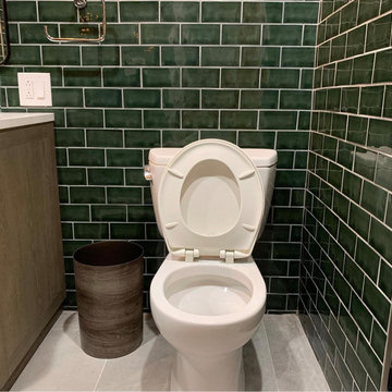 Upper Westside Green Bathroom