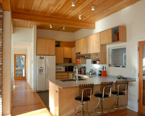 Best White Appliances With Maple Cabinets Home Design Design Ideas ...  Save Photo. Modern Kitchen