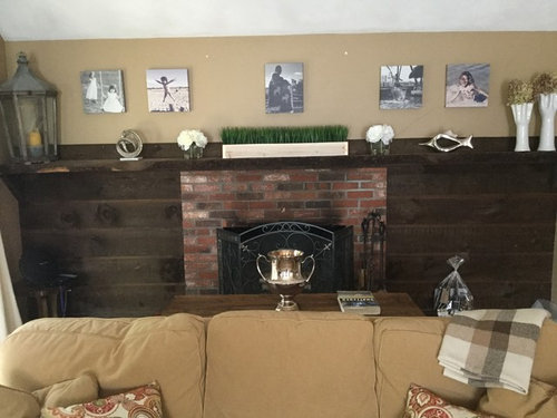 What Can I Do About An Ugly Huge Fireplace Mantle