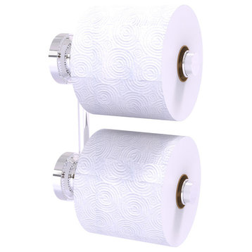 Dottingham 2 Roll Reserve Roll Toilet Paper Holder, Polished Chrome