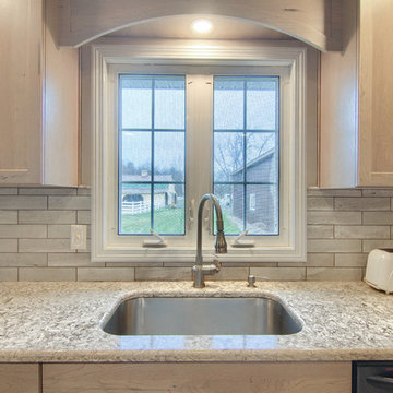 Ballston Lake, Rustic Alder Kitchen