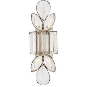 kate spade new york Leighton 3 Light Wall Sconce, Polished Nickel -  Contemporary - Wall Lighting - by Visual Comfort & Co. | Houzz