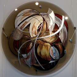 Artwork: Original paintings on glass - Mixed Media Art