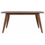 78 in. Rectangular Dining Table in Danish Walnut
