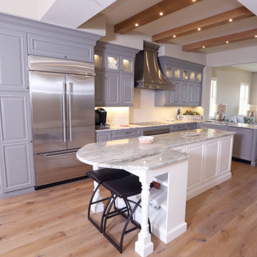 Kitchen and Small Seating Area