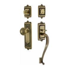50 Most Por Victorian Entry Door Handlesets For 2018 Houzz Nostalgic Warehouse Egg And Dart Plate S Grip Entry Set