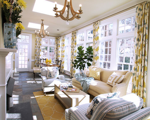 Sunroom Curtains | Houzz