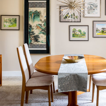 Watercolor Collection Influences Curated Living and Dining Room Spaces