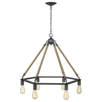 Acclaim Holden 6-Light Chandelier IN10055AGY - Antique Gray
