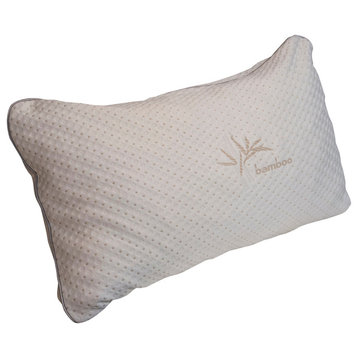 Queen Chipped Foam Bamboo Pillow