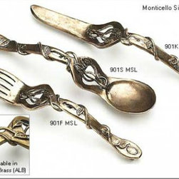 Fork, Spoon, or Knife Pull - Cabinet And Drawer Handle Pulls