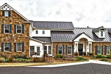 Traditional exterior home idea in Austin