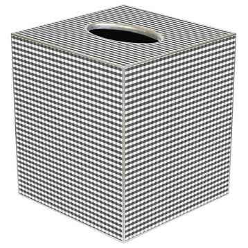 TB1162 - Black & White Gingham Tissue Box Cover